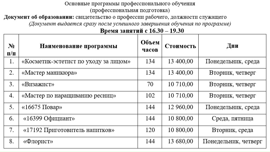 В ЦДПО ЧТТПиК продолжается приём учащихся на программы профессионального обучения…
